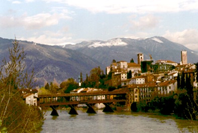 Bassano mit der sch�nen Holzbr�cke